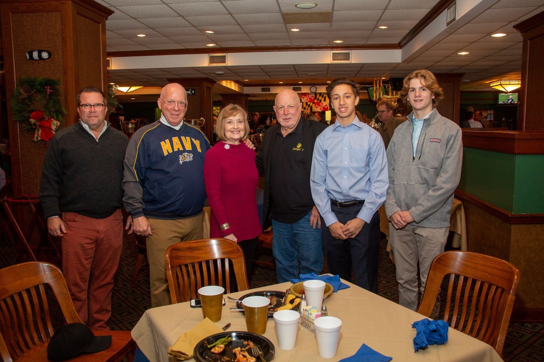 Bill Morgan, Jim Naumann, Betsy Bruce, Larry Conners, Carter Conners, Billy Morgan